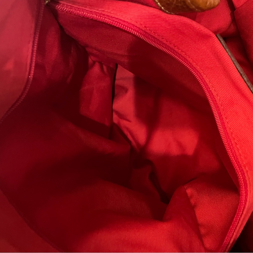 Dooney & Bourke Large Brown Leather Tote - Picture 10 of 13